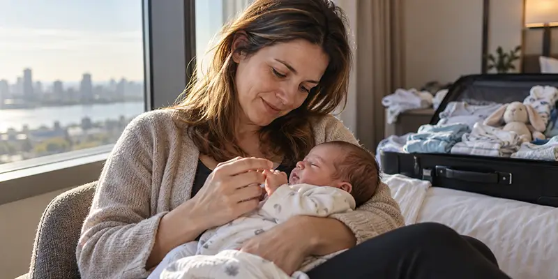 Cómo volver a casa con tu bebé tras gestación subrogada
